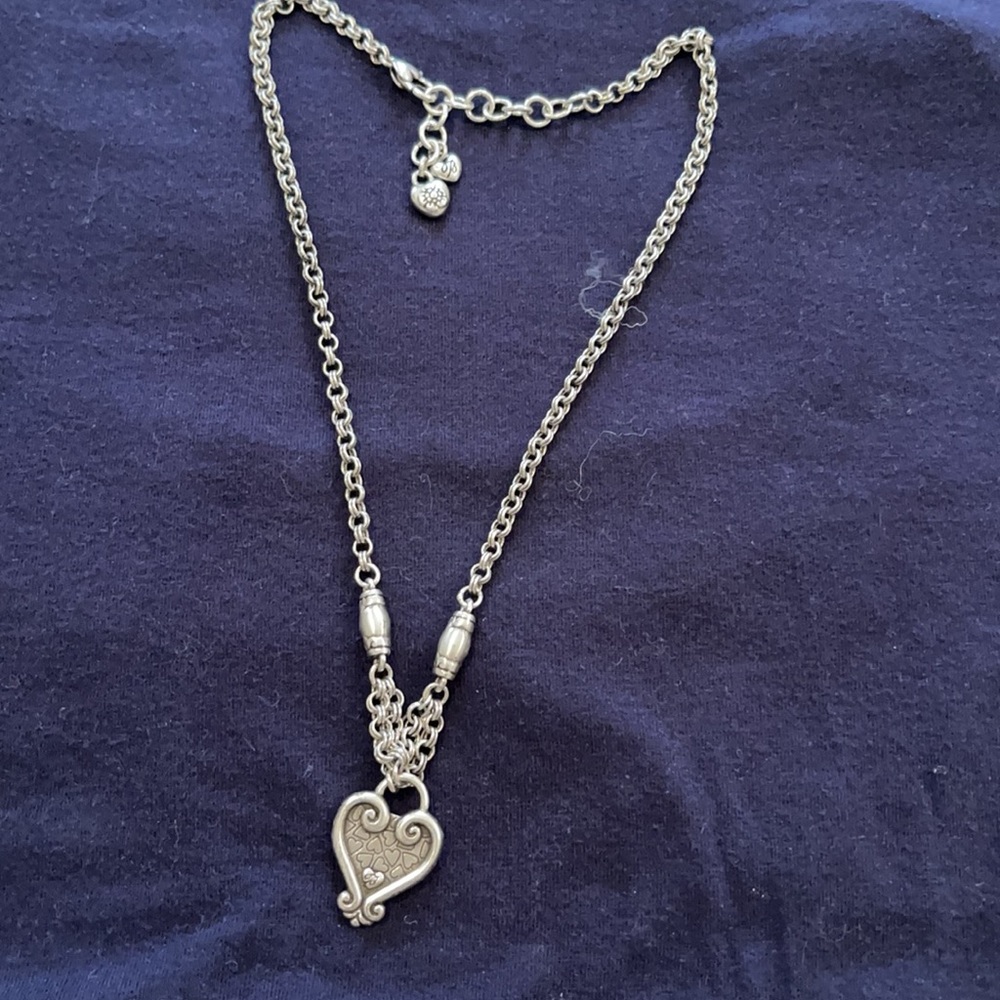 BRIGHTON bracelet an NECKLACE WITH HEART CHARM. - Picture 3 of 5